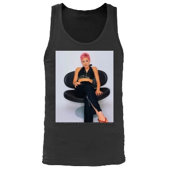 Pink Men's Tank Top