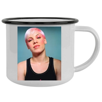 Pink Camping Mug