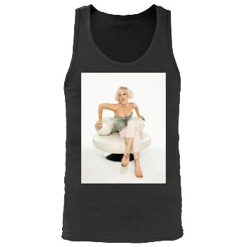 Pink Men's Tank Top