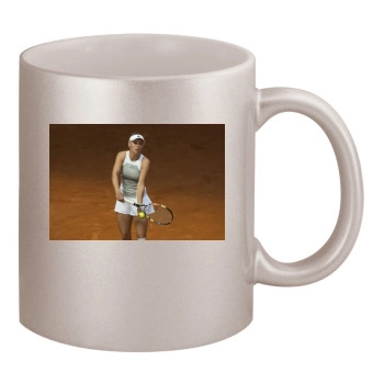 Caroline Wozniacki 11oz Metallic Silver Mug