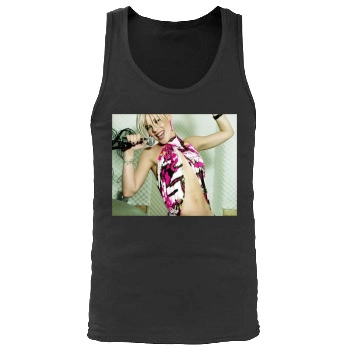 Pink Men's Tank Top