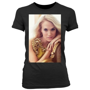 Carrie Underwood Women's Junior Cut Crewneck T-Shirt