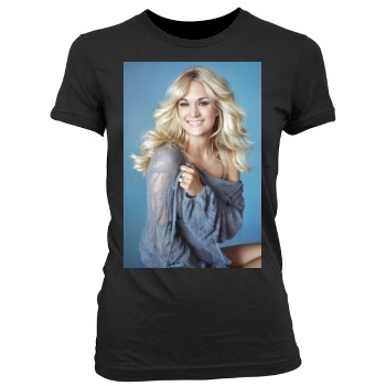 Carrie Underwood Women's Junior Cut Crewneck T-Shirt