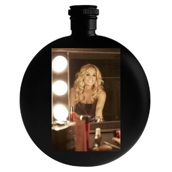 Carrie Underwood Round Flask