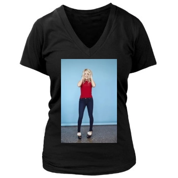 Carrie Underwood Women's Deep V-Neck TShirt