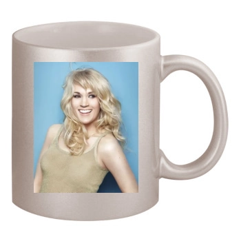 Carrie Underwood 11oz Metallic Silver Mug