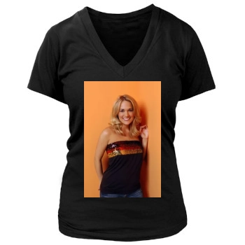 Carrie Underwood Women's Deep V-Neck TShirt