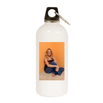 Carrie Underwood White Water Bottle With Carabiner