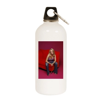 Carrie Underwood White Water Bottle With Carabiner