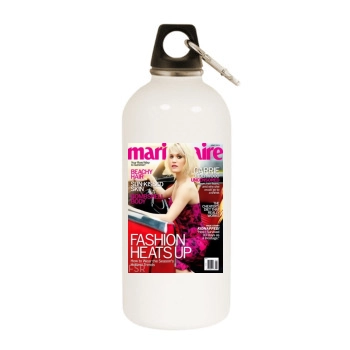 Carrie Underwood White Water Bottle With Carabiner