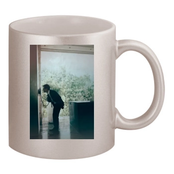 Casey Affleck 11oz Metallic Silver Mug