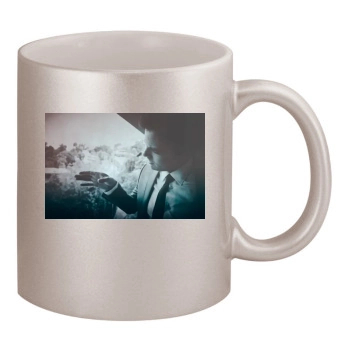 Casey Affleck 11oz Metallic Silver Mug