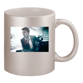 Casey Affleck 11oz Metallic Silver Mug