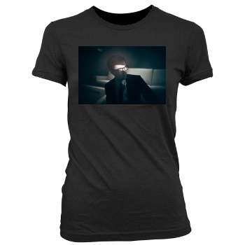 Casey Affleck Women's Junior Cut Crewneck T-Shirt