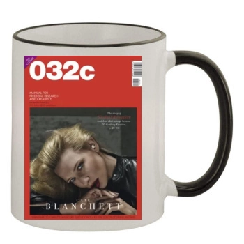 Cate Blanchett 11oz Colored Rim & Handle Mug