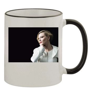 Cate Blanchett 11oz Colored Rim & Handle Mug