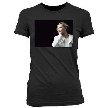 Cate Blanchett Women's Junior Cut Crewneck T-Shirt