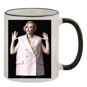 Cate Blanchett 11oz Colored Rim & Handle Mug