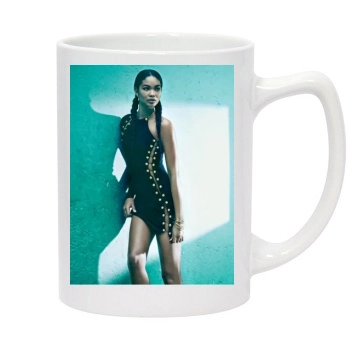 Chanel Iman 14oz White Statesman Mug