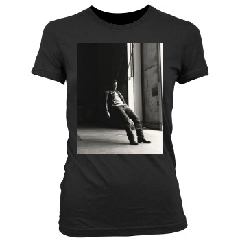 Channing Tatum Women's Junior Cut Crewneck T-Shirt