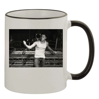 Channing Tatum 11oz Colored Rim & Handle Mug