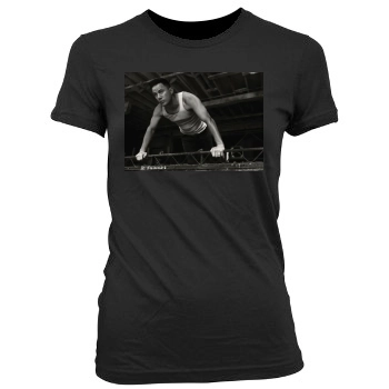 Channing Tatum Women's Junior Cut Crewneck T-Shirt