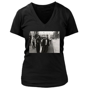 Channing Tatum Women's Deep V-Neck TShirt