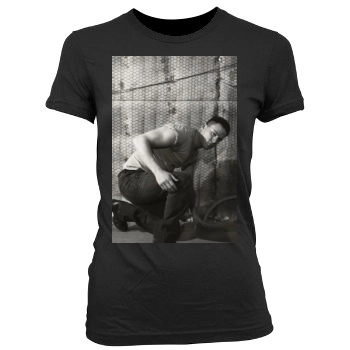 Channing Tatum Women's Junior Cut Crewneck T-Shirt