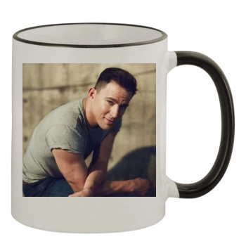 Channing Tatum 11oz Colored Rim & Handle Mug