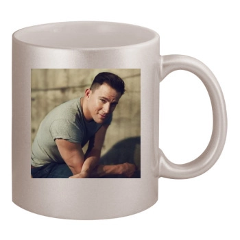 Channing Tatum 11oz Metallic Silver Mug