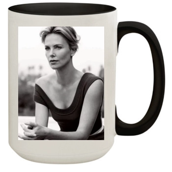 Charlize Theron 15oz Colored Inner & Handle Mug