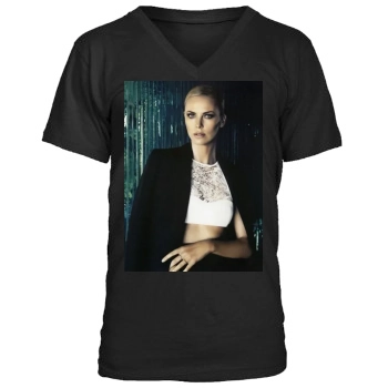 Charlize Theron Men's V-Neck T-Shirt