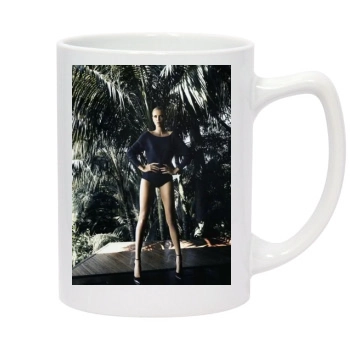 Charlize Theron 14oz White Statesman Mug