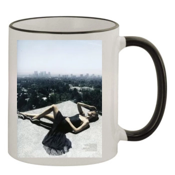 Charlize Theron 11oz Colored Rim & Handle Mug