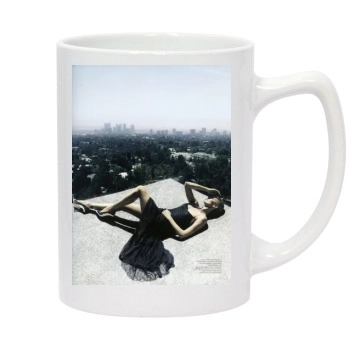 Charlize Theron 14oz White Statesman Mug