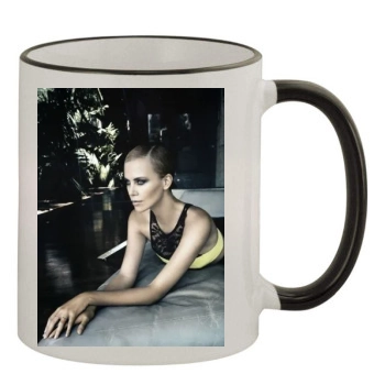 Charlize Theron 11oz Colored Rim & Handle Mug