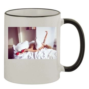 Charlize Theron 11oz Colored Rim & Handle Mug