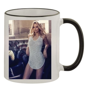 Charlize Theron 11oz Colored Rim & Handle Mug