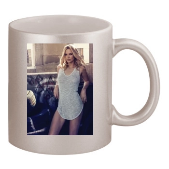 Charlize Theron 11oz Metallic Silver Mug