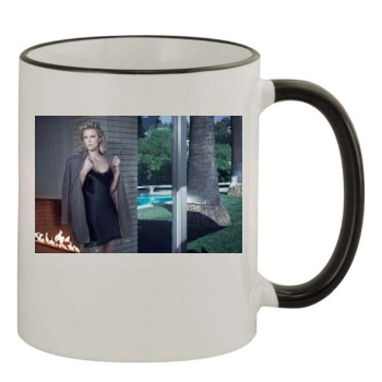 Charlize Theron 11oz Colored Rim & Handle Mug