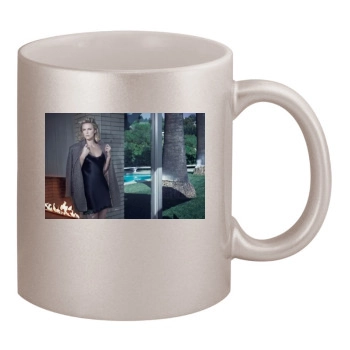 Charlize Theron 11oz Metallic Silver Mug