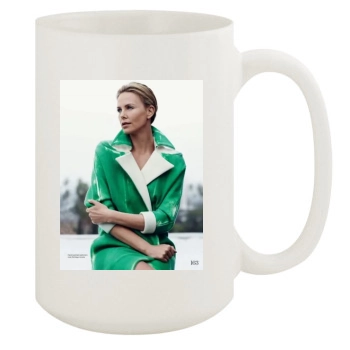 Charlize Theron 15oz White Mug