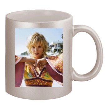 Charlize Theron 11oz Metallic Silver Mug