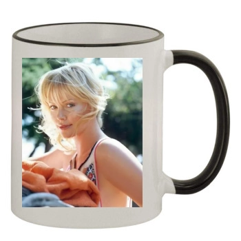 Charlize Theron 11oz Colored Rim & Handle Mug