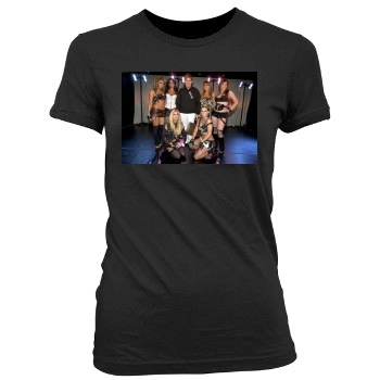 The Pussycat Dolls Women's Junior Cut Crewneck T-Shirt