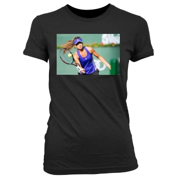 Daniela Hantuchova Women's Junior Cut Crewneck T-Shirt