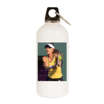 Daniela Hantuchova White Water Bottle With Carabiner