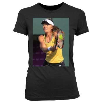 Daniela Hantuchova Women's Junior Cut Crewneck T-Shirt