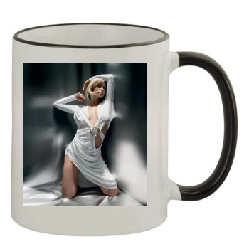 Rachel Stevens 11oz Colored Rim & Handle Mug