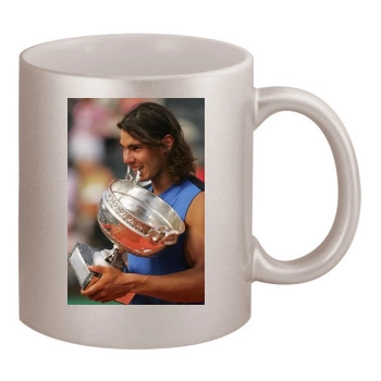 Rafael Nadal 11oz Metallic Silver Mug